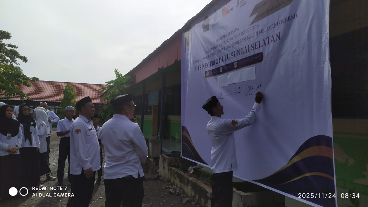 Penandatanganan Komitmen Bersama PMPZI Menuju WBK