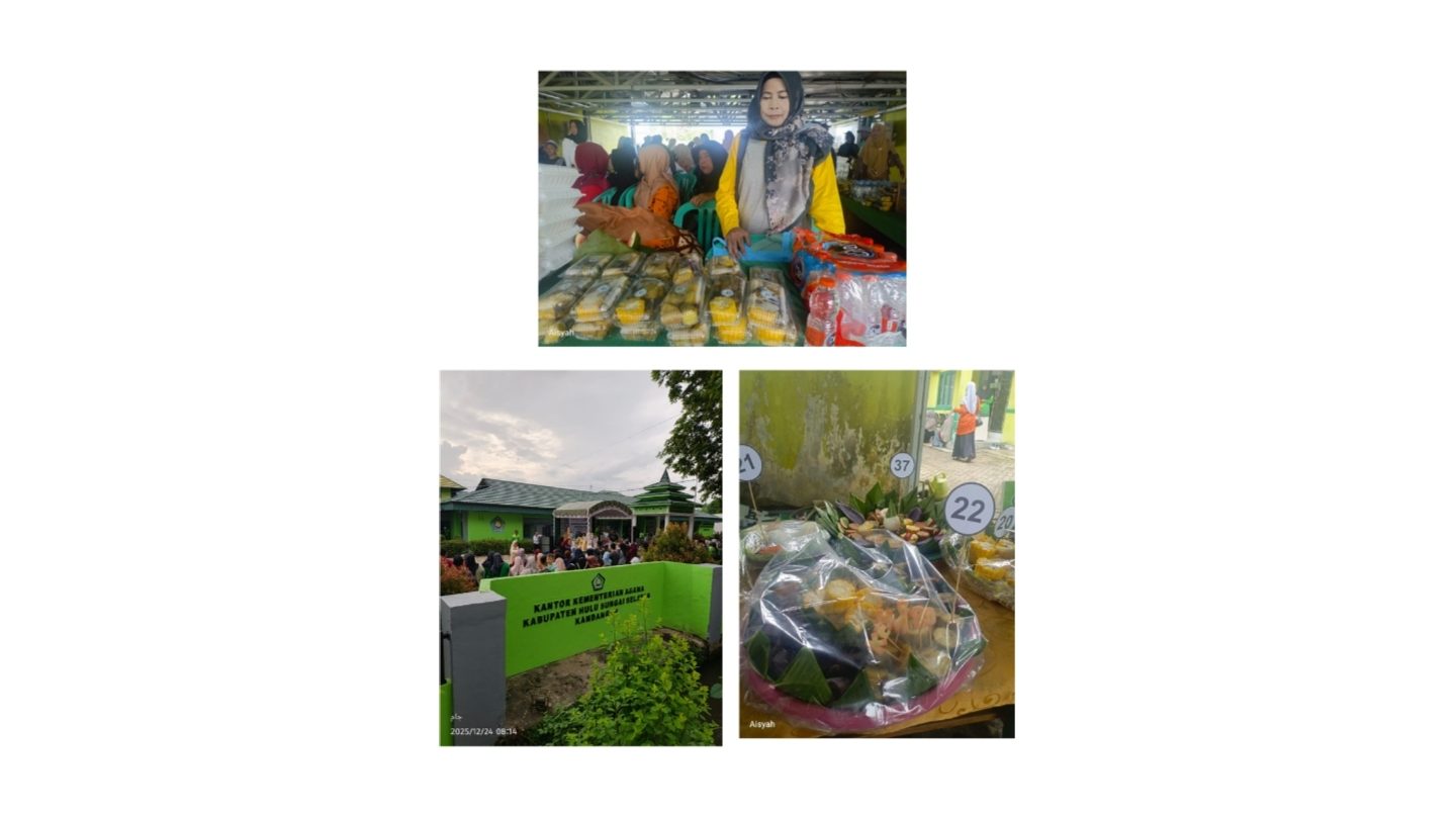 Meriahkan HAB Kemenag ke-80 Sekaligus HUT HSS ke-75, MTsN 2 HSS Ikuti Jalan Sehat dan Festival Kukusan